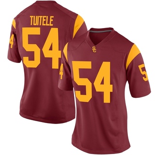 AJ Tuitele Replica Women's USC Trojans Cardinal Football Jersey