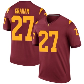 Alex Graham Legend Youth USC Trojans Cardinal Football Jersey