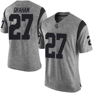Alex Graham Limited Gray Youth USC Trojans Football Jersey