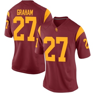 Alex Graham Replica Women's USC Trojans Cardinal Football Jersey