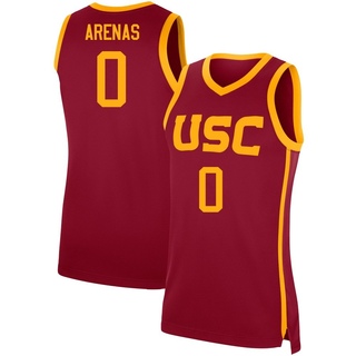 Alijah Arenas Replica Women's USC Trojans Cardinal Performance Basketball Jersey