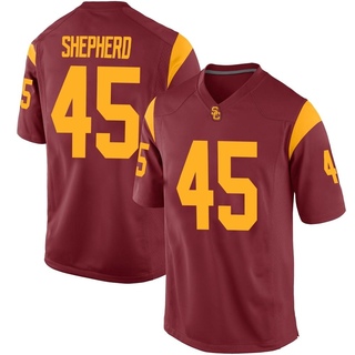 Brandon Shepherd Replica Youth USC Trojans Cardinal Football Jersey