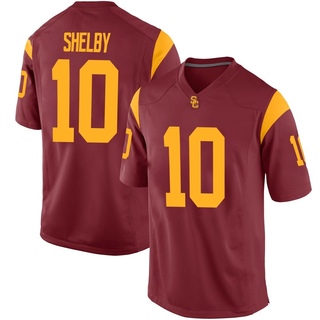 Braylan Shelby Replica Men's USC Trojans Cardinal Football Jersey