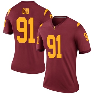 Brendan Cho Legend Women's USC Trojans Cardinal Football Jersey