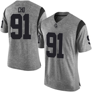 Brendan Cho Limited Gray Men's USC Trojans Football Jersey