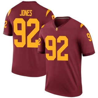 Carlon Jones Legend Youth USC Trojans Cardinal Football Jersey