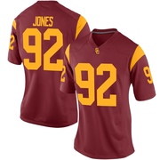 Carlon Jones Replica Women's USC Trojans Cardinal Football Jersey