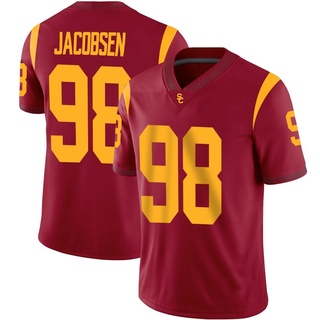 Cash Jacobsen Game Youth USC Trojans Cardinal Football Jersey