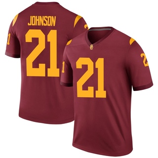 Chasen Johnson Legend Youth USC Trojans Cardinal Football Jersey