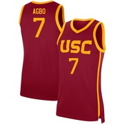 Chibuzo Agbo Replica Women's USC Trojans Cardinal Performance Basketball Jersey