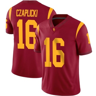 Eddie Czaplicki Game Youth USC Trojans Cardinal Football Jersey