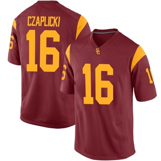 Eddie Czaplicki Replica Youth USC Trojans Cardinal Football Jersey