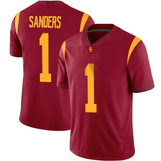 Eli Sanders Game Men's USC Trojans Cardinal Football Jersey