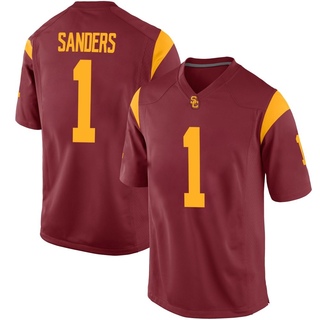 Eli Sanders Replica Men's USC Trojans Cardinal Football Jersey