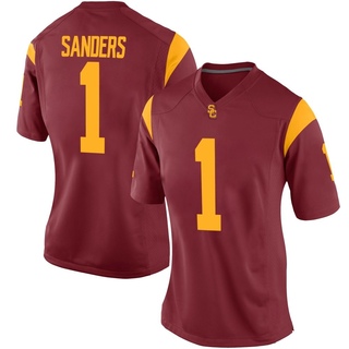 Eli Sanders Replica Women's USC Trojans Cardinal Football Jersey