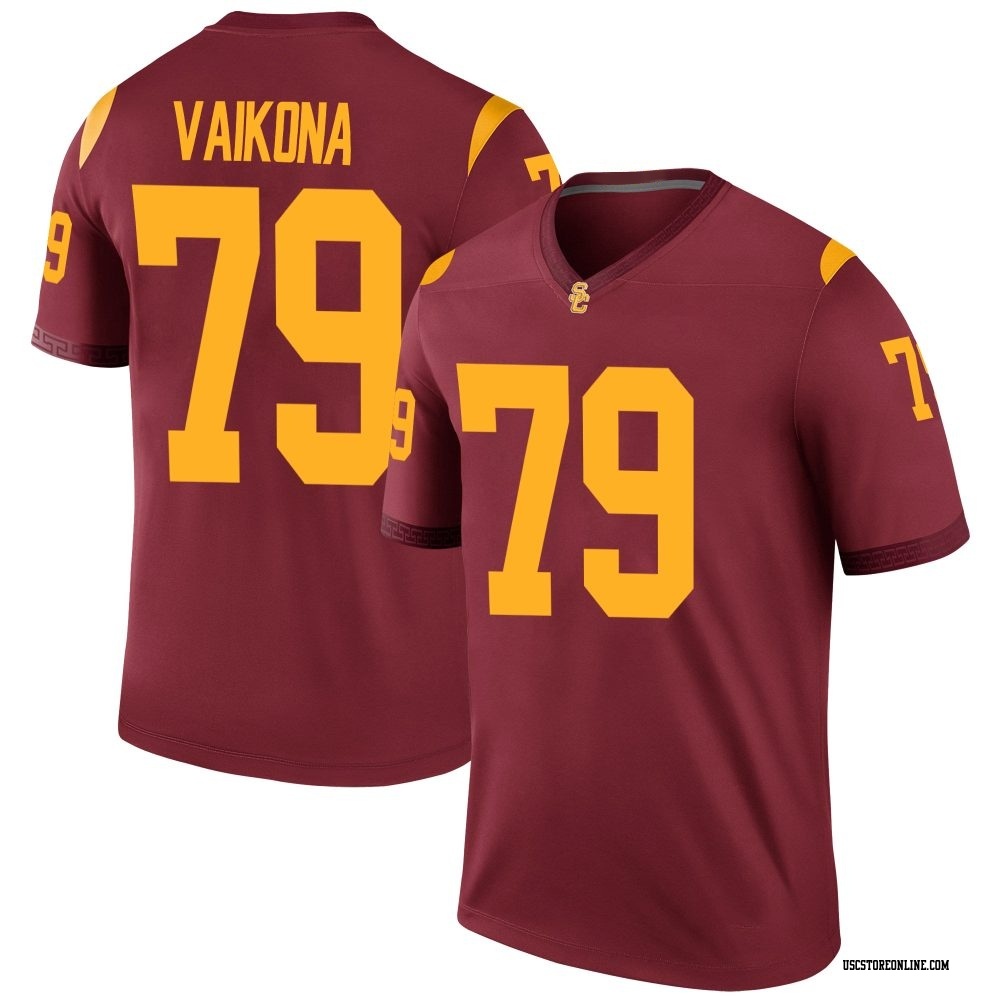 Elijah Vaikona Legend Men's USC Trojans Cardinal Football Jersey