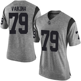 Elijah Vaikona Limited Gray Women's USC Trojans Football Jersey