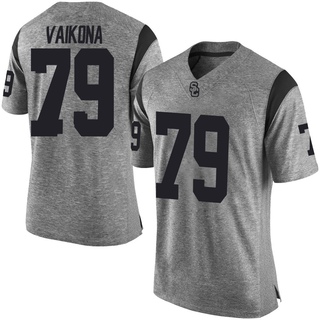 Elijah Vaikona Limited Gray Youth USC Trojans Football Jersey