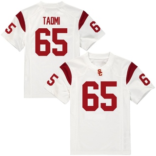 Erwin Taomi Replica White Youth USC Trojans Football Jersey