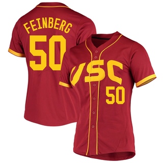 Harrison Feinberg Replica Women's USC Trojans Cardinal Vapor Untouchable Full-Button Baseball Jersey