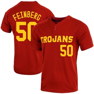 Harrison Feinberg Replica Youth USC Trojans Cardinal Vapor Two-Button Baseball Jersey