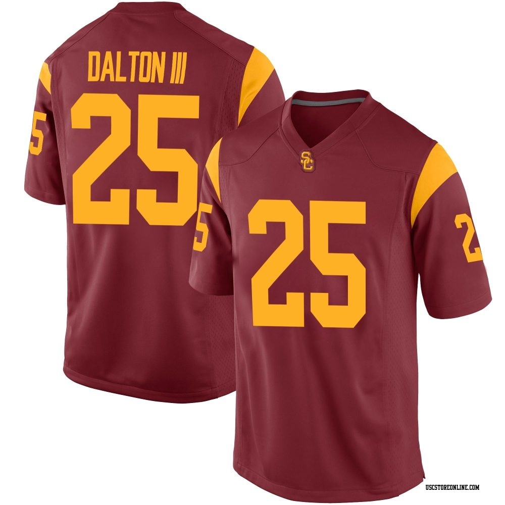 Harry Dalton III Replica Youth USC Trojans Cardinal Football Jersey