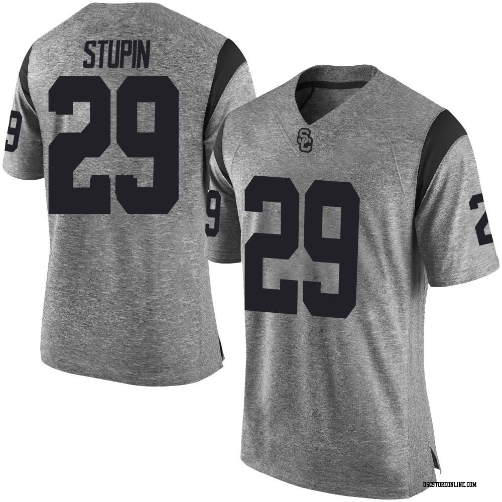 Jack Stupin Limited Gray Men's USC Trojans Football Jersey