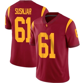 Jack Susnjar Game Youth USC Trojans Cardinal Football Jersey