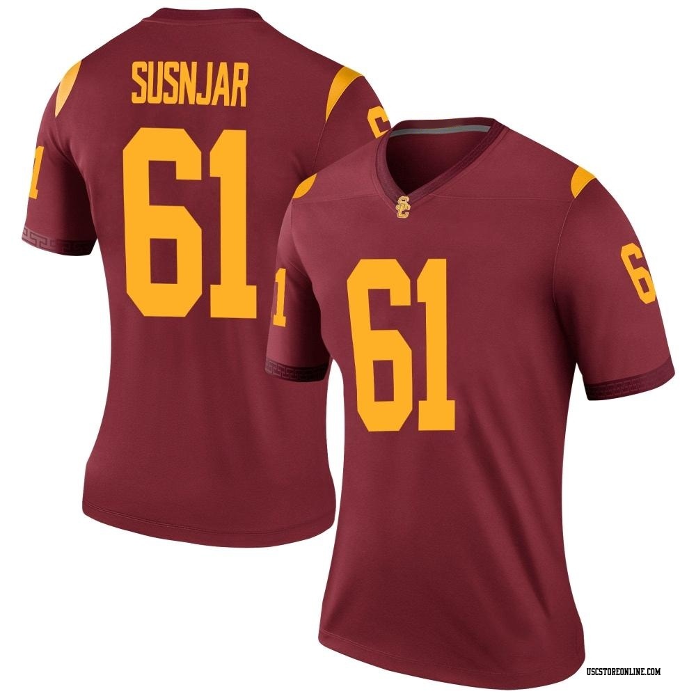 Jack Susnjar Legend Women's USC Trojans Cardinal Football Jersey