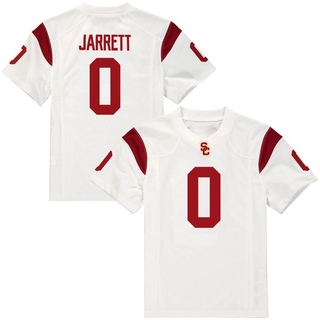 Jamaal Jarrett Replica White Youth USC Trojans Football Jersey
