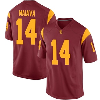Jayden Maiava Replica Men's USC Trojans Cardinal Football Jersey