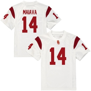 Jayden Maiava Replica White Men's USC Trojans Football Jersey