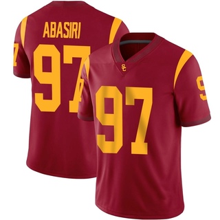 Jide Abasiri Game Youth USC Trojans Cardinal Football Jersey