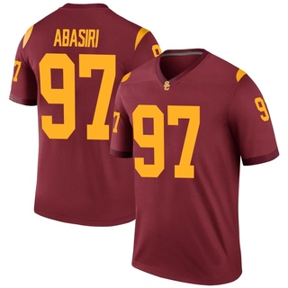 Jide Abasiri Legend Youth USC Trojans Cardinal Football Jersey