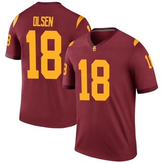 Joey Olsen Legend Men's USC Trojans Cardinal Football Jersey