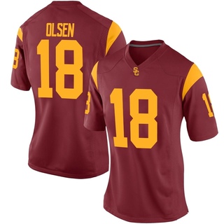 Joey Olsen Replica Women's USC Trojans Cardinal Football Jersey