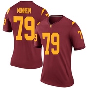 Jonah Monheim Legend Women's USC Trojans Cardinal Football Jersey