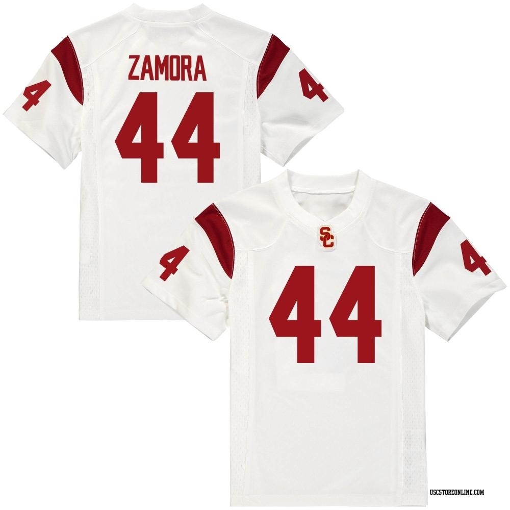 Josiah Zamora Replica White Men's USC Trojans Football Jersey