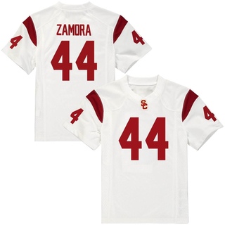Josiah Zamora Replica White Youth USC Trojans Football Jersey
