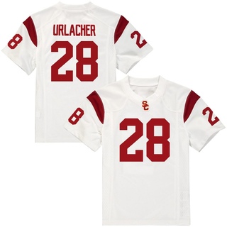 Kennedy Urlacher Replica White Youth USC Trojans Football Jersey