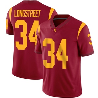 Kevin Longstreet Game Youth USC Trojans Cardinal Football Jersey