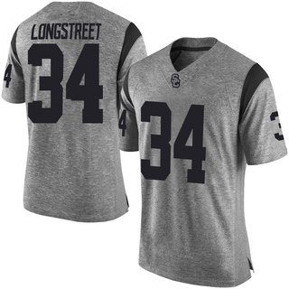 Kevin Longstreet Limited Gray Men's USC Trojans Football Jersey