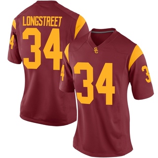 Kevin Longstreet Replica Women's USC Trojans Cardinal Football Jersey