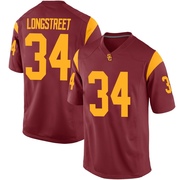 Kevin Longstreet Replica Youth USC Trojans Cardinal Football Jersey