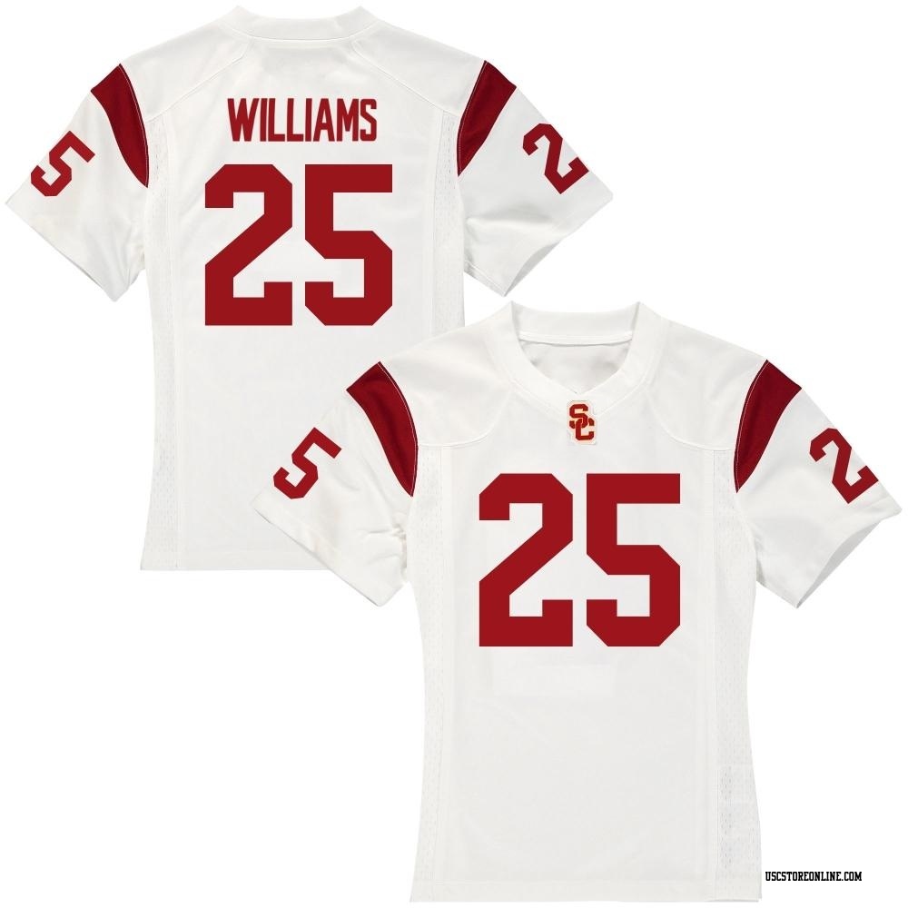 Marcelles Williams Replica White Women's USC Trojans Football Jersey