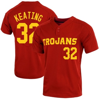 Matt Keating Replica Men's USC Trojans Cardinal Vapor Two-Button Baseball Jersey