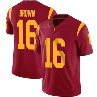 Prophet Brown Game Brown Men's USC Trojans Cardinal Football Jersey