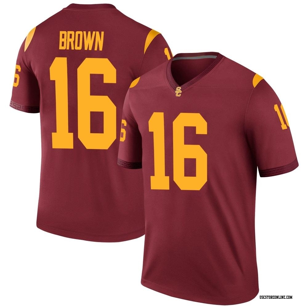 Prophet Brown Legend Brown Men's USC Trojans Cardinal Football Jersey