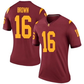 Prophet Brown Legend Brown Women's USC Trojans Cardinal Football Jersey