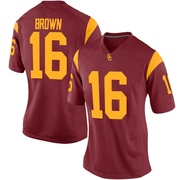 Prophet Brown Replica Brown Women's USC Trojans Cardinal Football Jersey